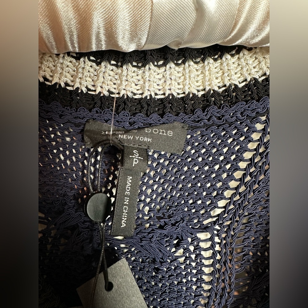 Rag & Bone navy and Black and white Knit Sweater - Picture 3 of 9
